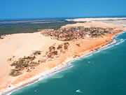 Ed Tur passeio : a praia de Canoa Quebrada
