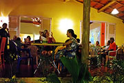 Final da tarde, barraca Maresia, Pontal de Macei&oacute;