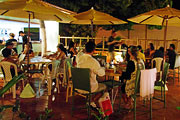 Final da tarde, barraca Maresia, Pontal de Macei&oacute;