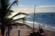 Final da tarde, barraca Maresia, Pontal de Macei&oacute;