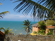 Vista della spiaggia di Majorl&acirc;ndia, Refugio Dourado