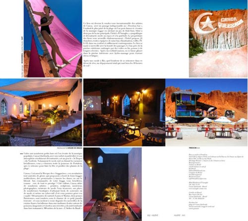 O restaurante L'atelier do Brasil na revista francesa GLINT