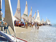 Regata de jangadas de Pontal de Mació 2010