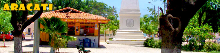 Aracati, pra&ccedil;as bonitas, pousadas e hoteis