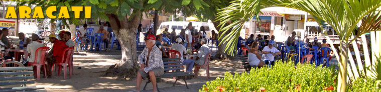 Pra&ccedil;as, bares e restaurantes em Aracati, Cear&aacute;