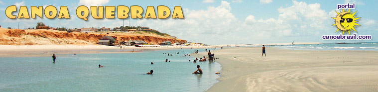 Portal of Canoa Quebrada beach, Ceara State, Brazil